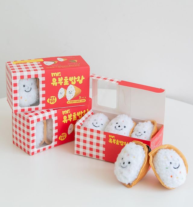 KFX-3582141 Plush Sushi Sound Toy with Hidden Snacks for Engaging Play