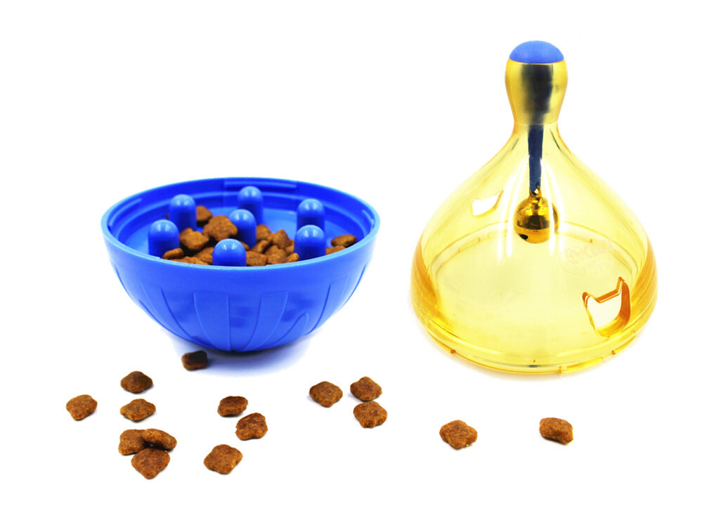KFX-3597757 Interactive Tumbler Food Leaker Ball for Small to Medium Dogs – Bright Colors, Bite Resistant, Includes Bells