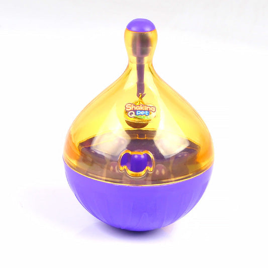 KFX-3597757 Interactive Tumbler Food Leaker Ball for Small to Medium Dogs – Bright Colors, Bite Resistant, Includes Bells
