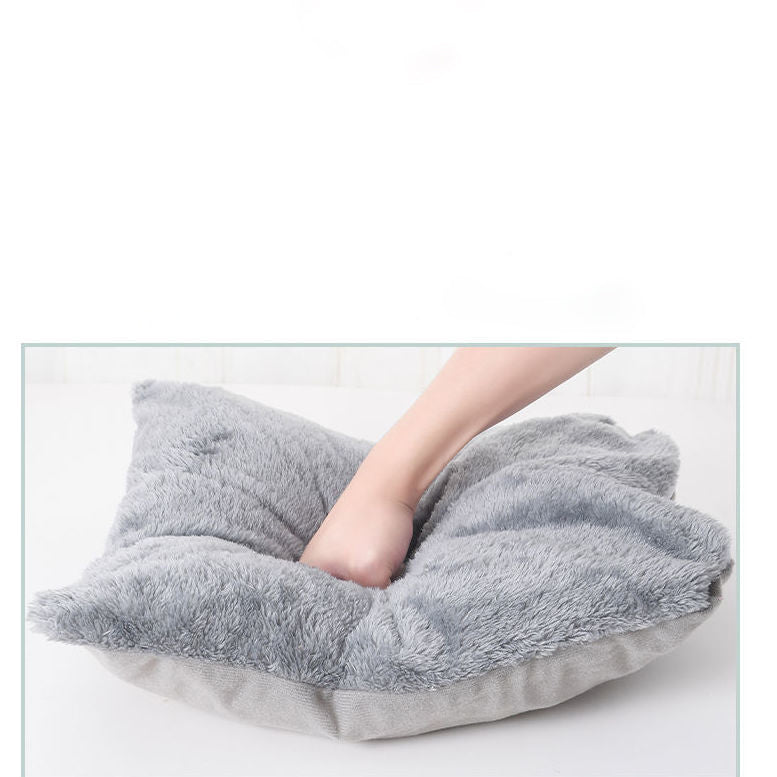 KFX-3603773 Cozy Cat Bed and Small Dog Tent Mat – Soft, Washable Pet House for Cats and Puppies