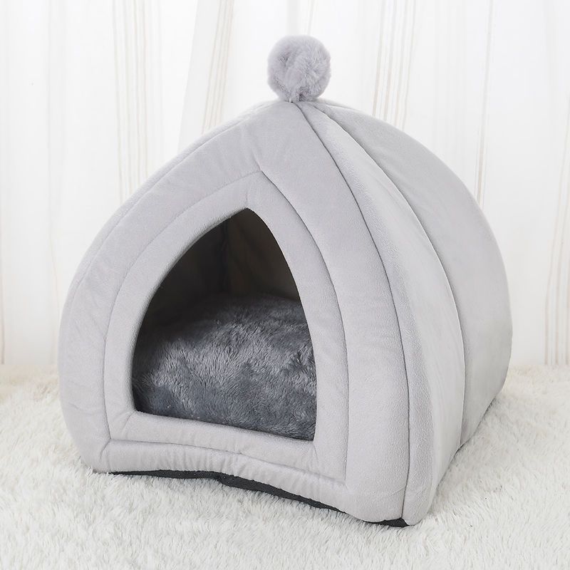 KFX-3603773 Cozy Cat Bed and Small Dog Tent Mat – Soft, Washable Pet House for Cats and Puppies