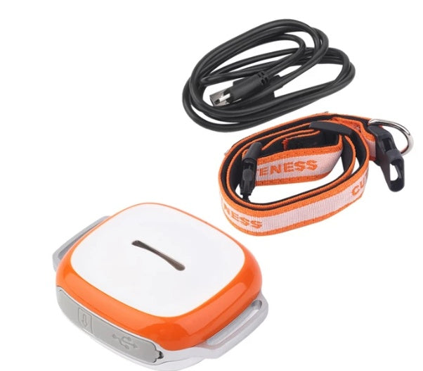 KFX-3605181 GPS Pet Tracker with Vibration and Alarm Features, Waterproof Design, USB Rechargeable Battery