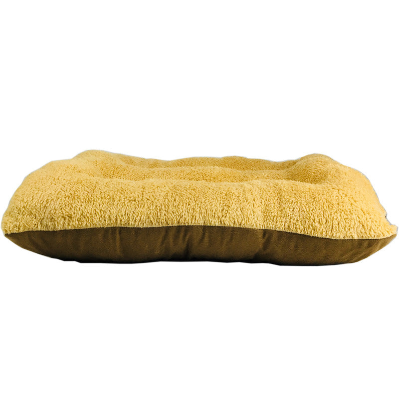 KFX-3609533 Lamb Cashmere Pet Bed - Comfortable and Cozy Mat for Dogs and Cats, Available in Three Sizes