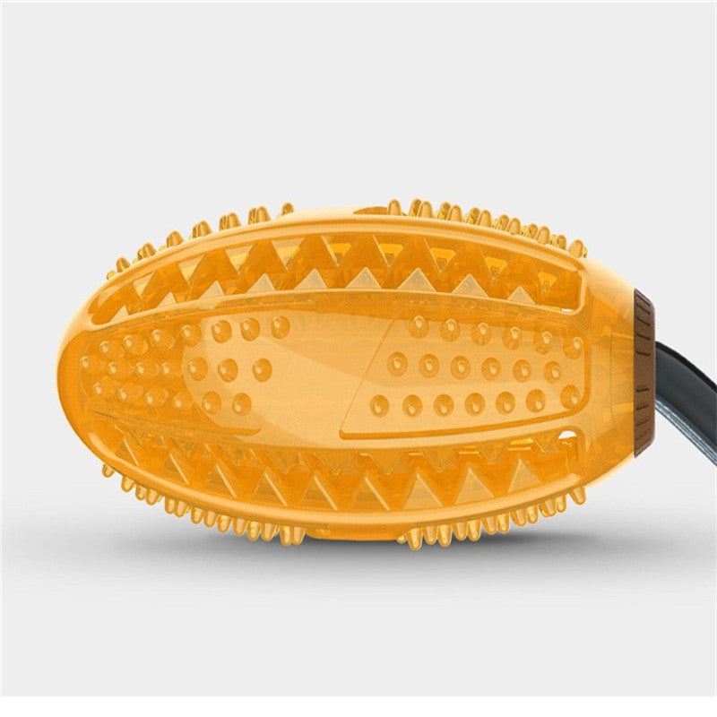 KFX-3610301 Multi-Kinetic Dog Rubber Toy with Suction Cup and Double Layer Teeth Cleaning Design