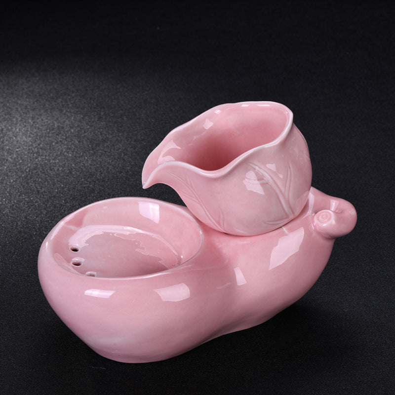 KFX-3611453 Automatic Ceramic Cat Water Dispenser with APP Support and Detachable Design