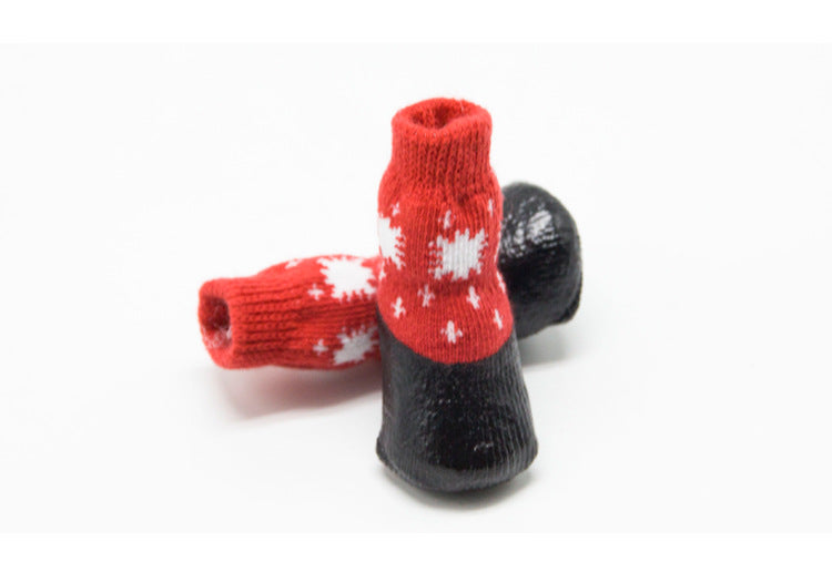 KFX-3612093 Classic Waterproof Socks for Pets - Cotton Material for All-Weather Comfort
