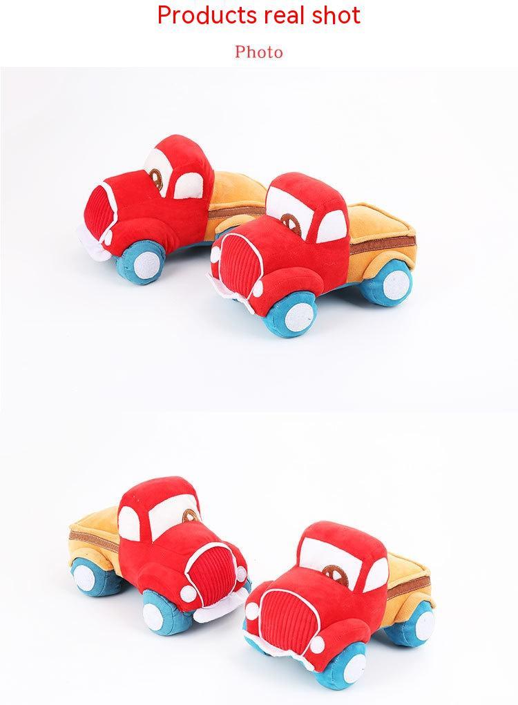 KFX-3614909 Plush Interactive Car Toy for Dogs with Sound and Tooth Grinding Features