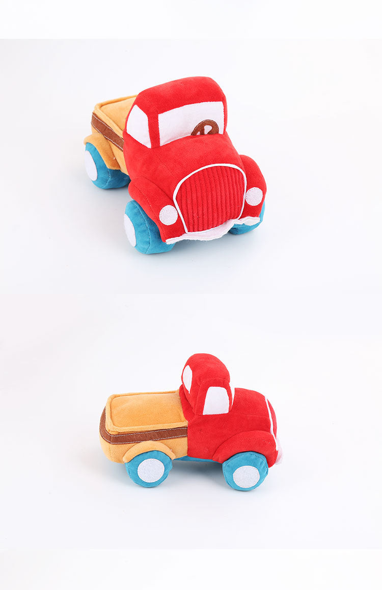 KFX-3614909 Plush Interactive Car Toy for Dogs with Sound and Tooth Grinding Features