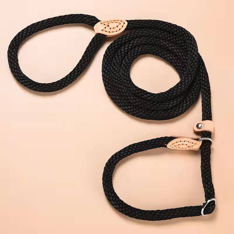 KFX-3615037 Hemp Rope Training Dog Leash with Wear-Resistant Design