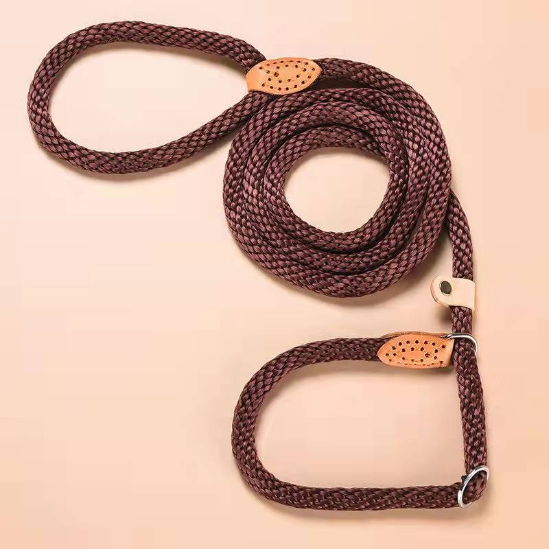 KFX-3615037 Hemp Rope Training Dog Leash with Wear-Resistant Design