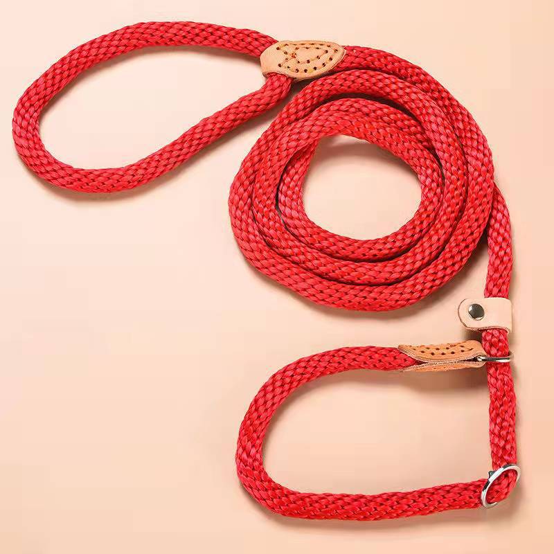KFX-3615037 Hemp Rope Training Dog Leash with Wear-Resistant Design