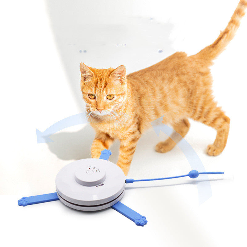 KFX-3616061 Automatic Cat Toy - Timing Sound Toy for Pets, Blue and Red, 150x58mm