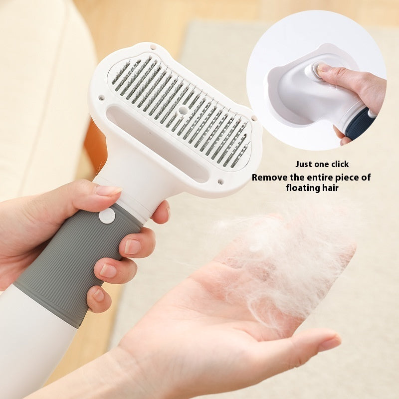 KFX-3616701 3-in-1 Pet Hair Blower and Comb - 600W, Durable ABS, 2-Meter Cord, Ideal for Dogs