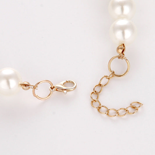 KFX-3617213 Hand-woven Pearl Adjustable Cat Collar for Comfortable Wear and Stylish Decoration