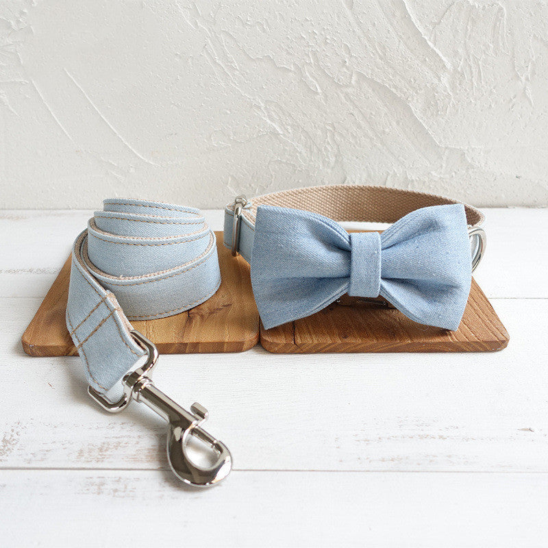 KFX-3622973 Classic Polyester Pet Bow Tie Collar in Various Sizes