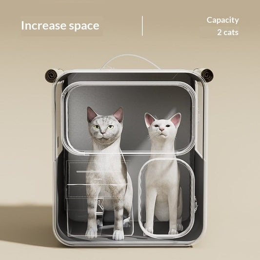 KFX-3628989 Large-Capacity Cat Carrier Backpack - Multi-Functional Rolling Design, Foldable, Lightweight Options Available