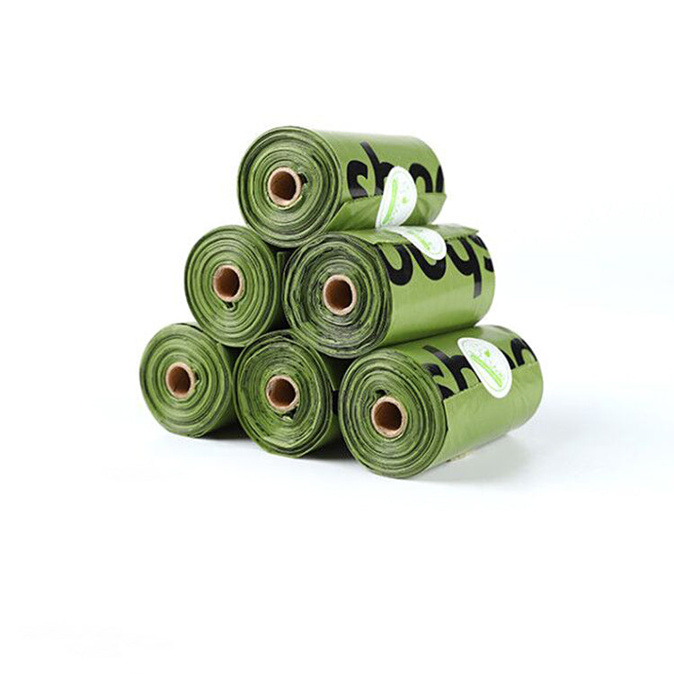 KFX-3630525 Eco-Friendly Biodegradable Dog Poop Bags with Dispenser - Multiple Roll Options Available