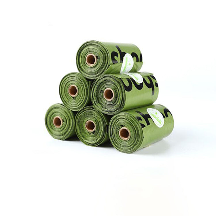 KFX-3630525 Eco-Friendly Biodegradable Dog Poop Bags with Dispenser - Multiple Roll Options Available