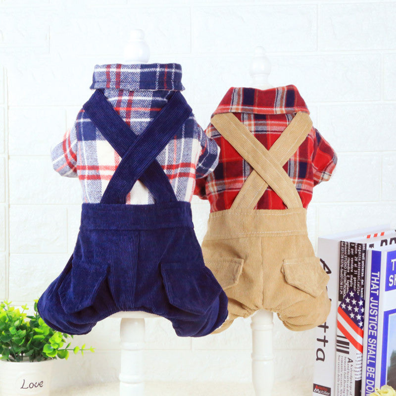 KFX-3633085 Four-Legged Cloth Overalls for Autumn and Winter Fashion