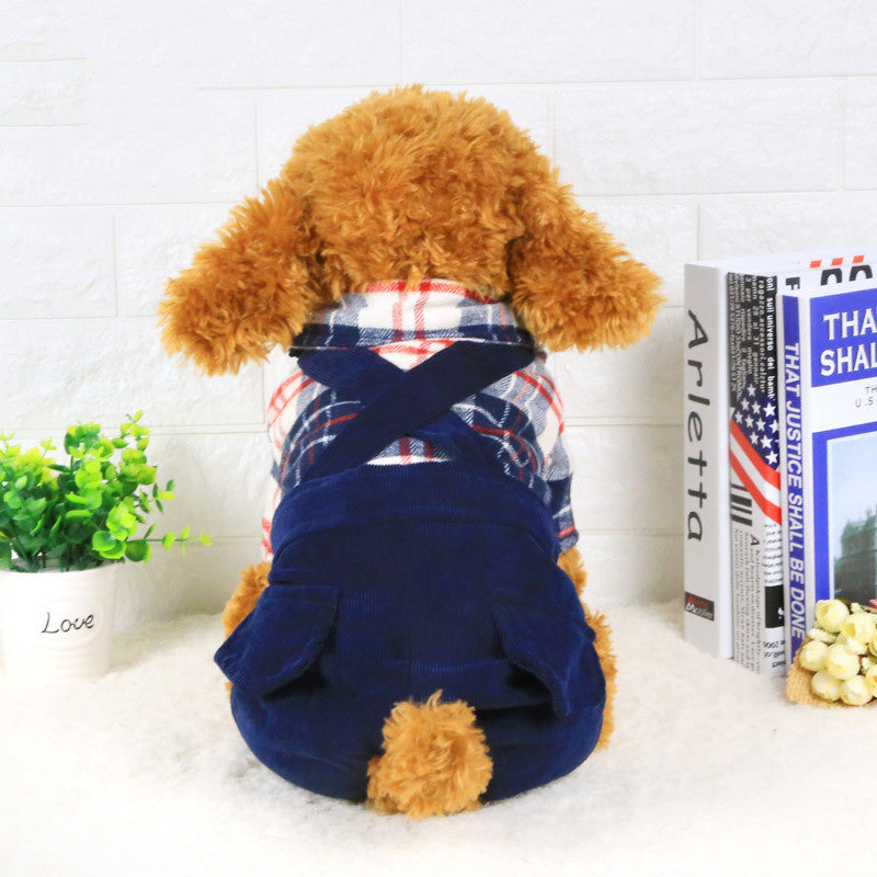 KFX-3633085 Four-Legged Cloth Overalls for Autumn and Winter Fashion