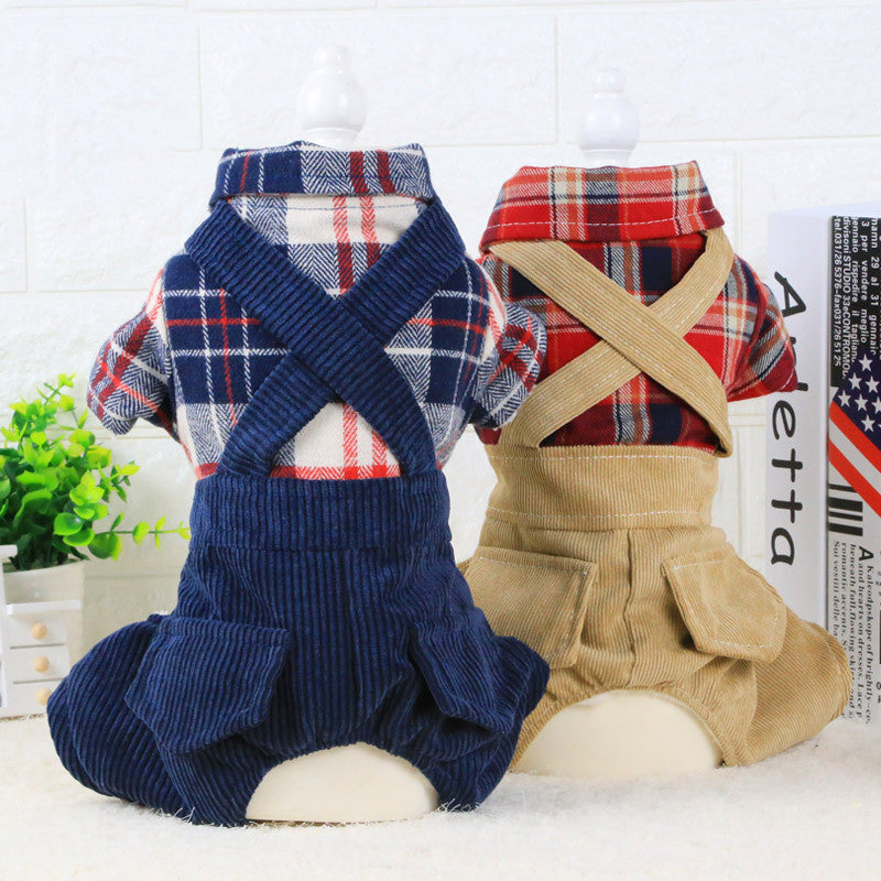 KFX-3633085 Four-Legged Cloth Overalls for Autumn and Winter Fashion