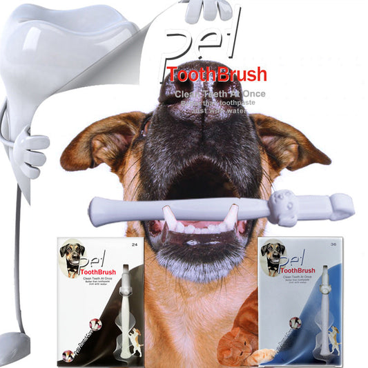 KFX-3634365 Portable Pet Tooth Cleaning Wipes with Replacement Heads and Cotton for Comprehensive Dental Care