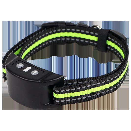 KFX-3634493 Automatic Waterproof Bark Control Collar for Dogs - Available in Black, White, and Fluorescent Green