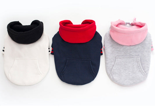 KFX-3640637 Cotton Pet Sweater with Pocket, Warm and Breathable, Available in Multiple Colors and Sizes