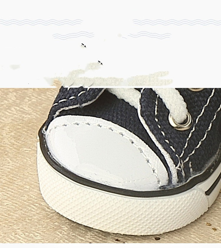 KFX-3644861 Denim Canvas Pet Shoes – Breathable and Comfortable in Blue and Pink