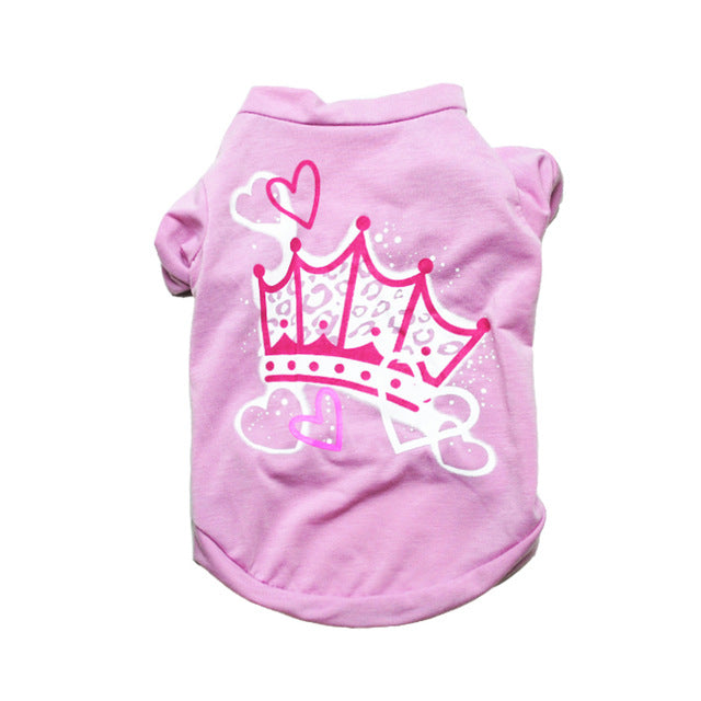 KFX-3646397 Cute Cartoon Dog Clothing for Pets - Casual Skirt Style, Multiple Sizes Available
