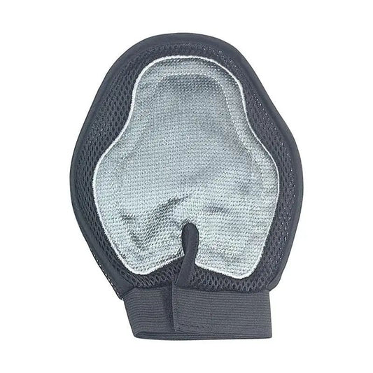 KFX-3649597 Soft Silicone Horse Massage & Bathing Gloves for Easy Dehairing and Grooming