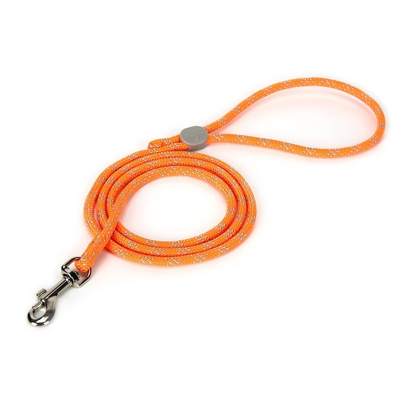 KFX-3655229 Colorful Adjustable Nylon Pet Leash with Zinc Alloy Hooks and Plastic Buckle
