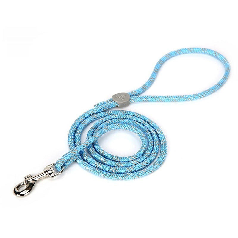 KFX-3655229 Colorful Adjustable Nylon Pet Leash with Zinc Alloy Hooks and Plastic Buckle