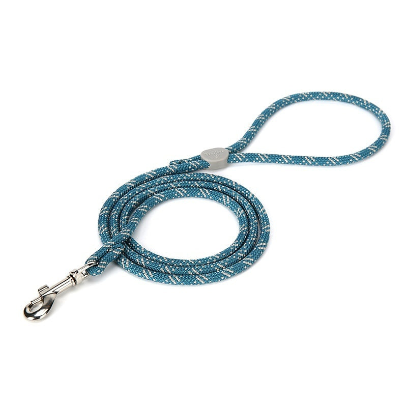 KFX-3655229 Colorful Adjustable Nylon Pet Leash with Zinc Alloy Hooks and Plastic Buckle