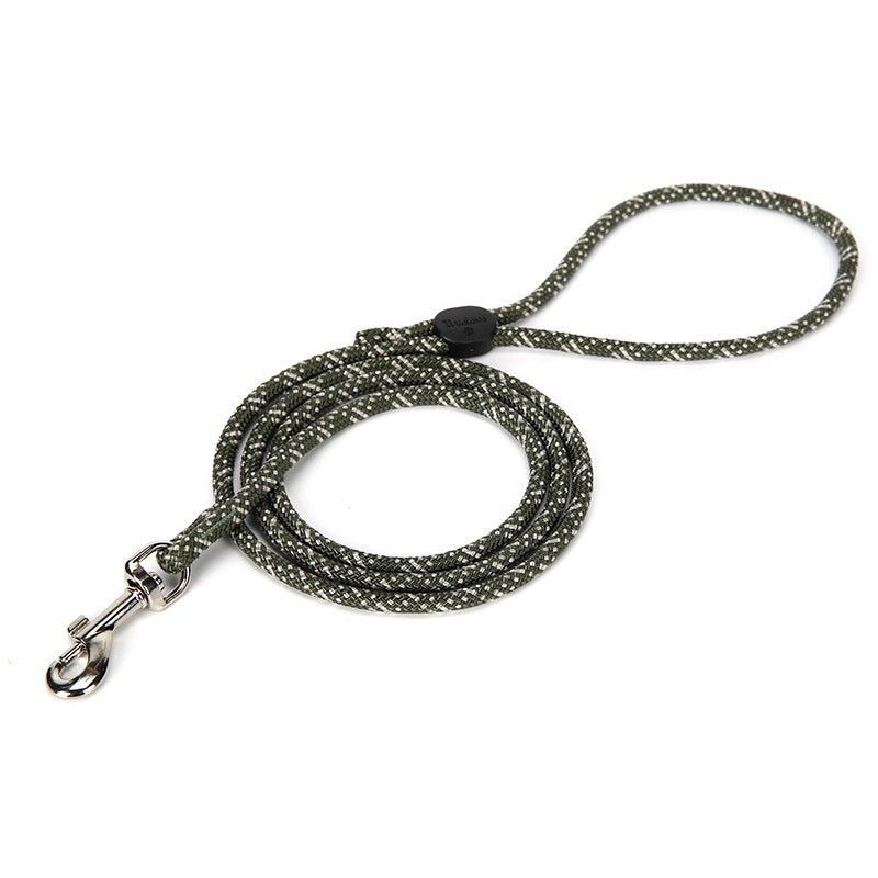 KFX-3655229 Colorful Adjustable Nylon Pet Leash with Zinc Alloy Hooks and Plastic Buckle