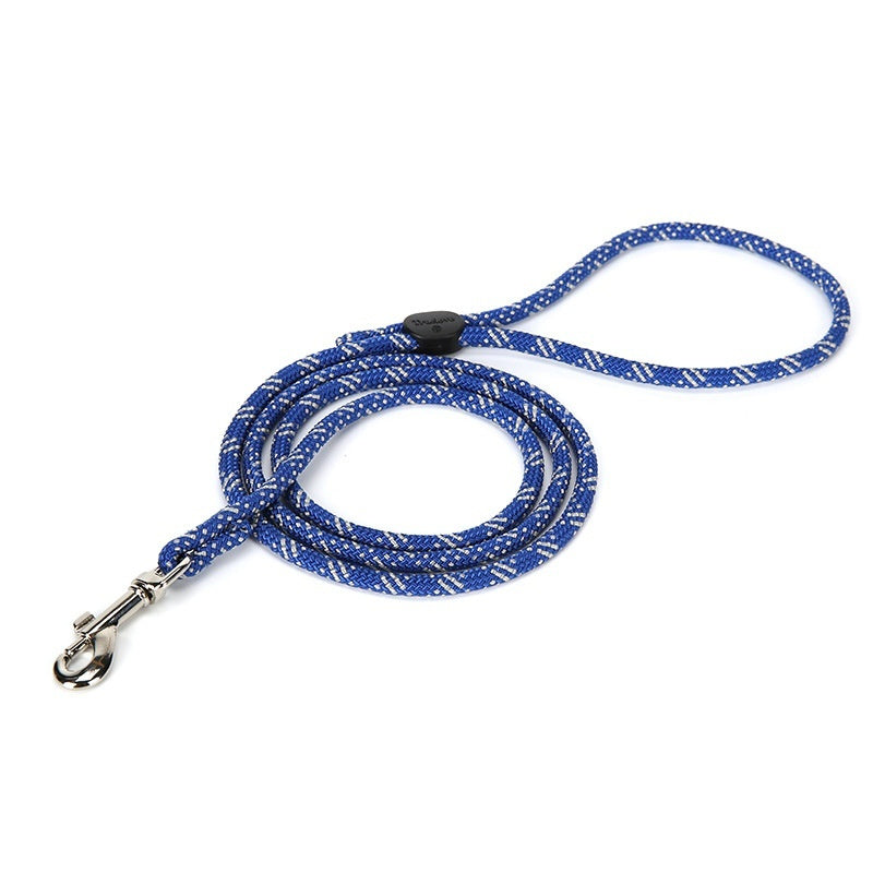 KFX-3655229 Colorful Adjustable Nylon Pet Leash with Zinc Alloy Hooks and Plastic Buckle