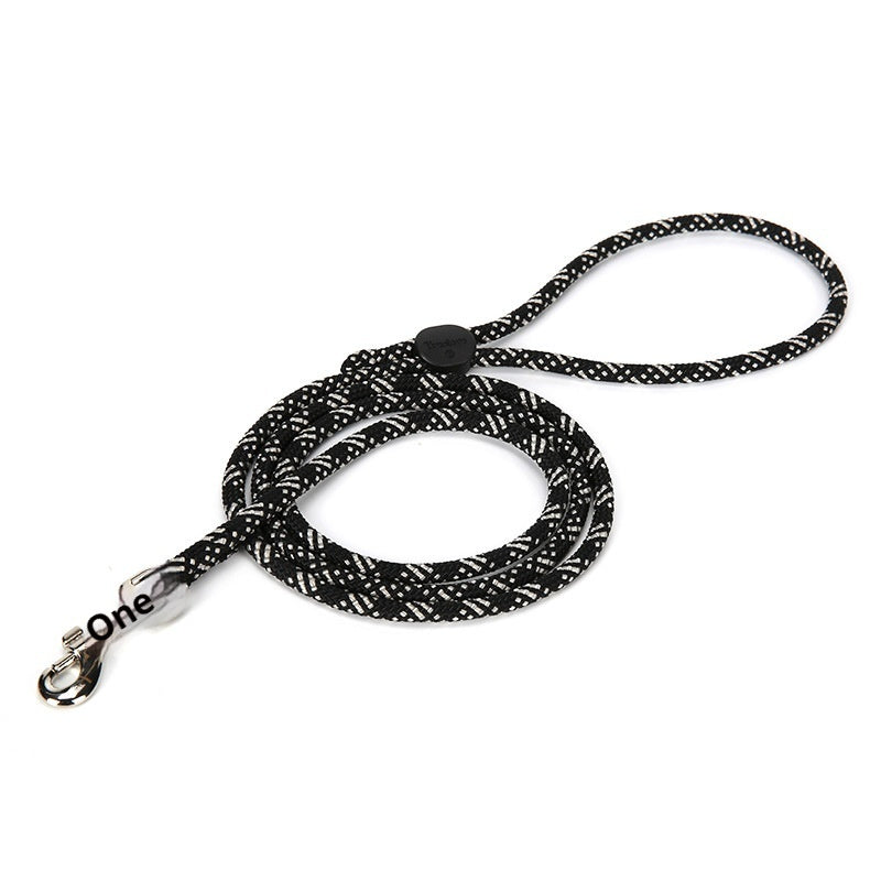 KFX-3655229 Colorful Adjustable Nylon Pet Leash with Zinc Alloy Hooks and Plastic Buckle