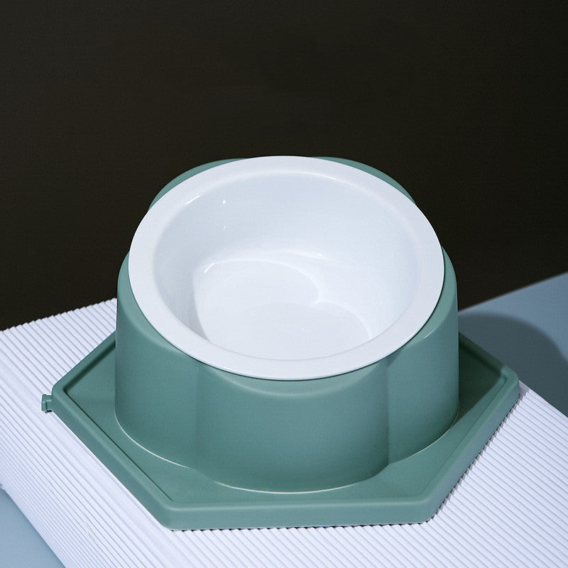 KFX-3659709 Spliceable Cat Food Bowl with Anti-Tip Design, Available in Multiple Colors