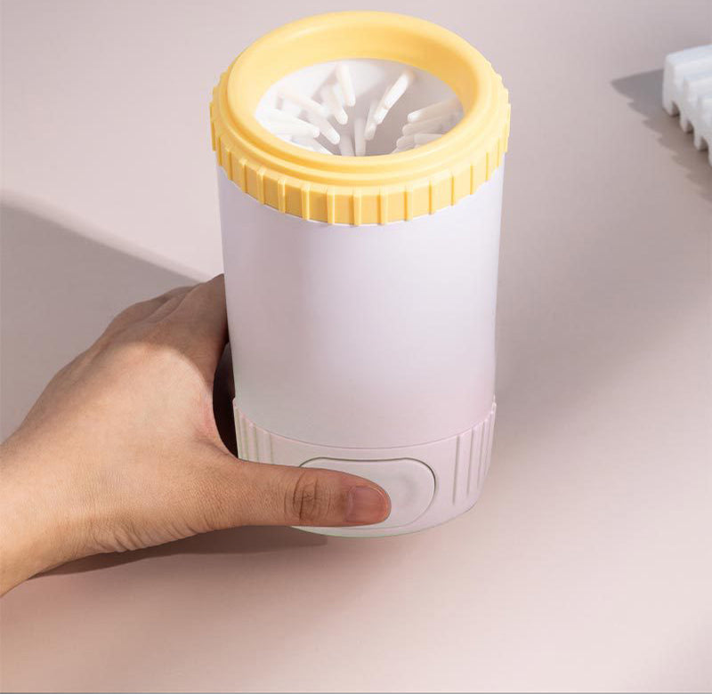 KFX-3660989 Automatic Pet Foot Washing Cup for Dogs and Cats - Cleaning Tool for Paws, 14.4x9.2cm, 500g