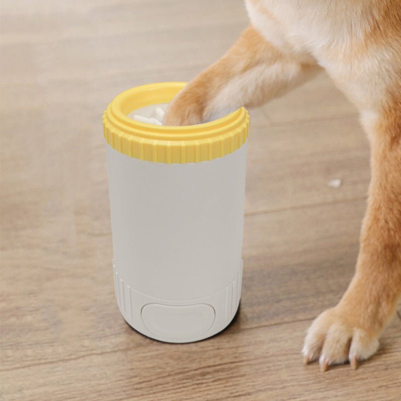 KFX-3660989 Automatic Pet Foot Washing Cup for Dogs and Cats - Cleaning Tool for Paws, 14.4x9.2cm, 500g