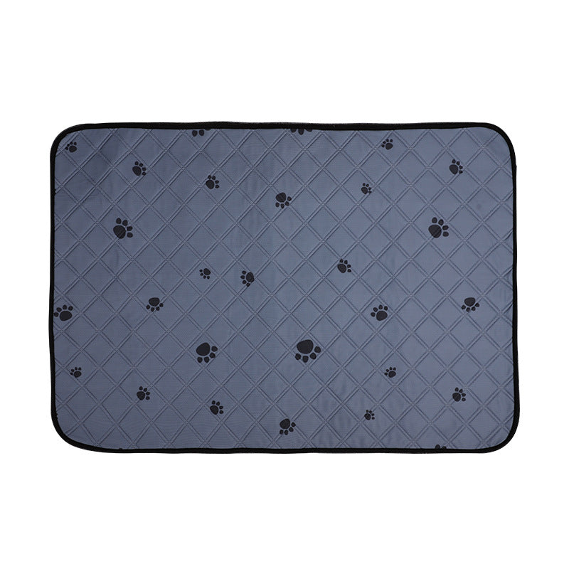 KFX-3661373 Washable Dog and Cat Urine Pad - Multiple Sizes with Footprints and Bone Design