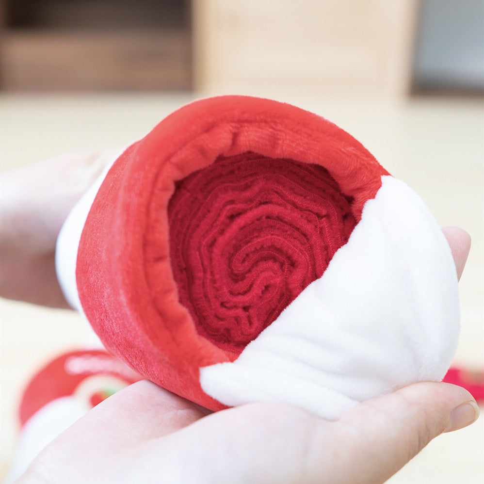 KFX-3661501 Canned Tomato Sniffing Toy for Dogs and Cats - Machine Washable, Soft Polar Fleece