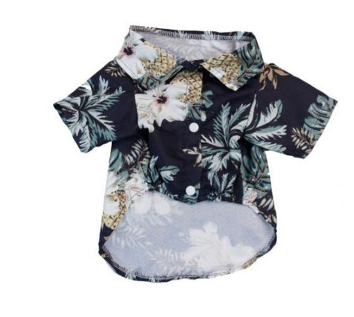 KFX-3663677 Multicolor Summer Dog Clothes - Casual Polyester Outfit for Pets