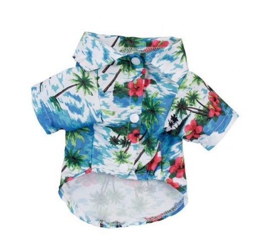KFX-3663677 Multicolor Summer Dog Clothes - Casual Polyester Outfit for Pets