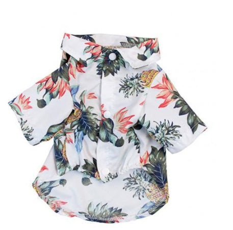 KFX-3663677 Multicolor Summer Dog Clothes - Casual Polyester Outfit for Pets