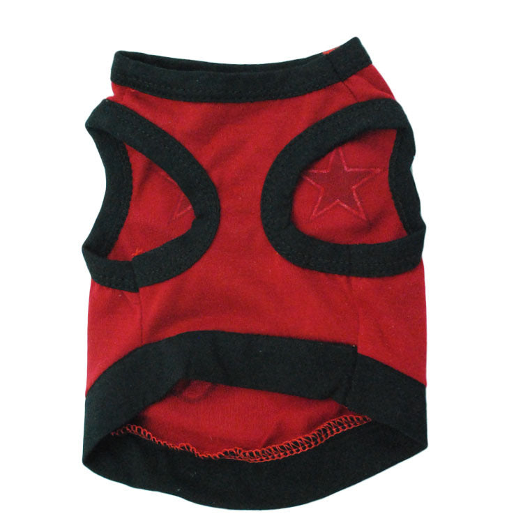 KFX-3665853 Leisurely Polyester Smiley Pet Vest for Comfort and Style