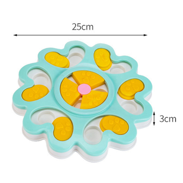 KFX-3666109 Interactive Dog Puzzle Feeder Toy for Engaging Treat Dispensing and Training