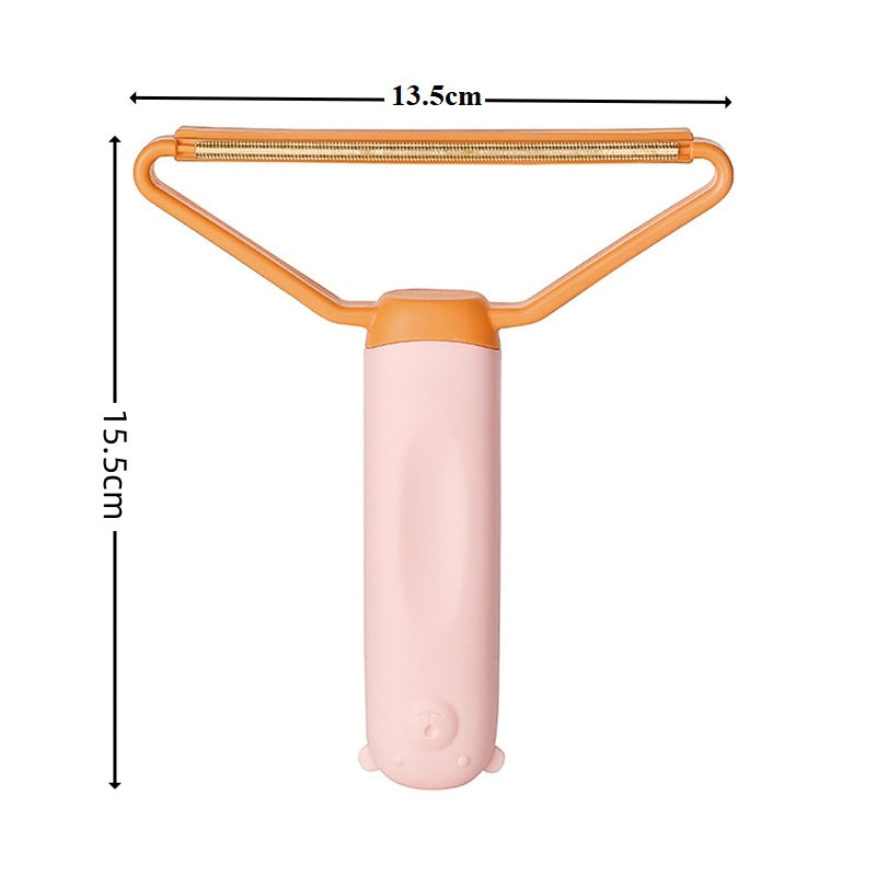 KFX-3666749 Portable Pet Hair Remover Brush for Clothes and Sofas - Manual Lint Roller and Fabric Shaver Tool