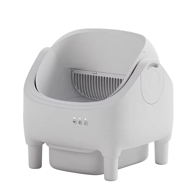 KFX-367443 Automatic Self-Cleaning Smart Cat Litter Box with APP Control and Dual Safety Sensors