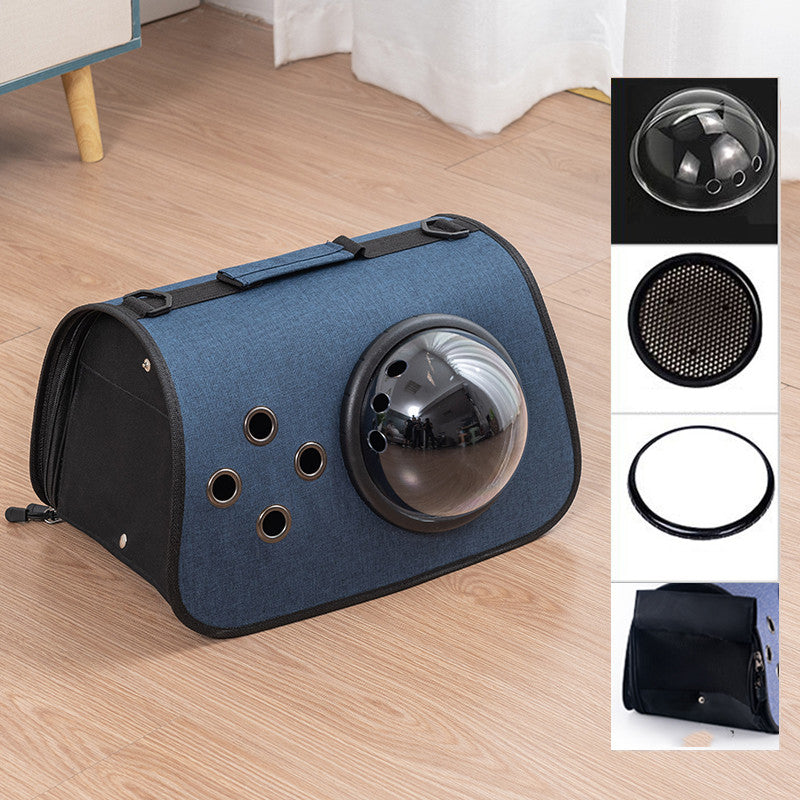 KFX-3674685 Transparent Window Design Portable Pet Cat Carrier - Various Styles Available